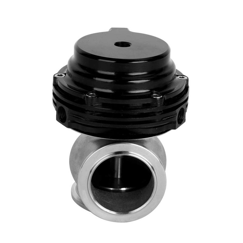 Hiwowsport 38MM Turbo Exhaust Manifold External V-band Wastegate dump pipe valve (Black) - Image 2